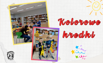 Kolorowe kredki w Wypożyczalni dla Dzieci